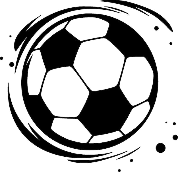 Sleek and Striking Soccer Ball Graphic | Jiffy Designs