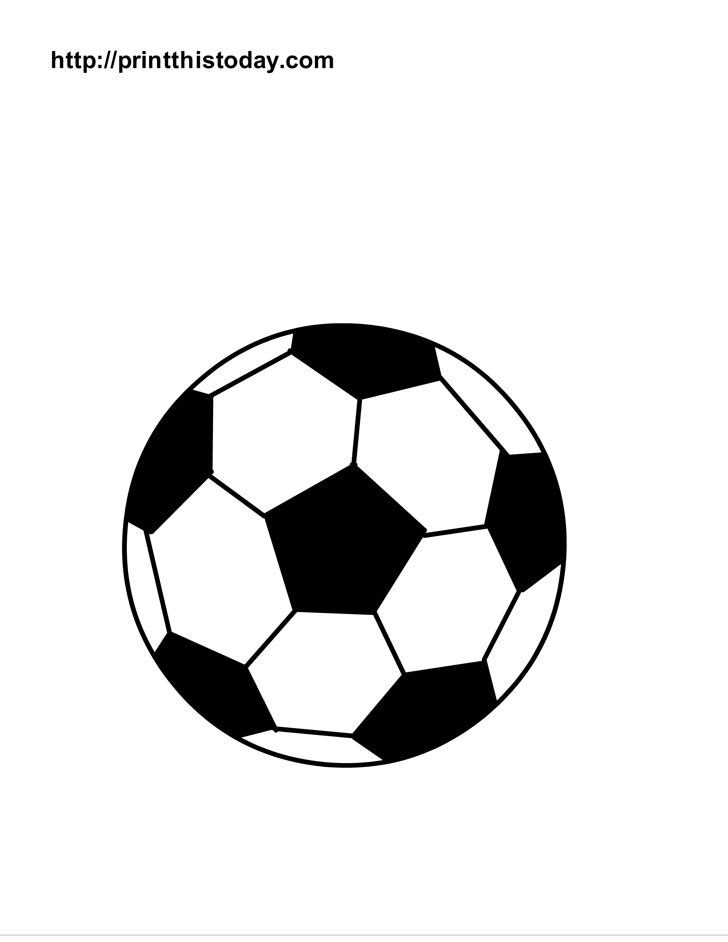 soccer ball pictures to print