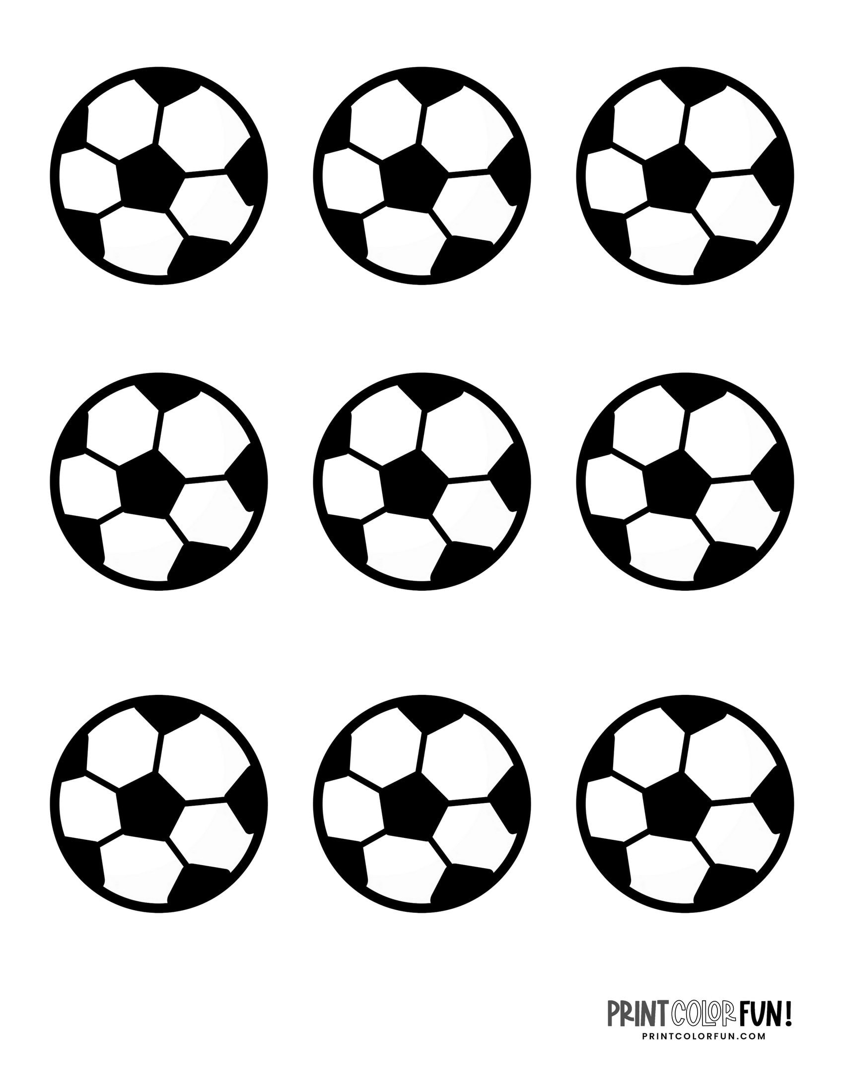 soccer ball printables