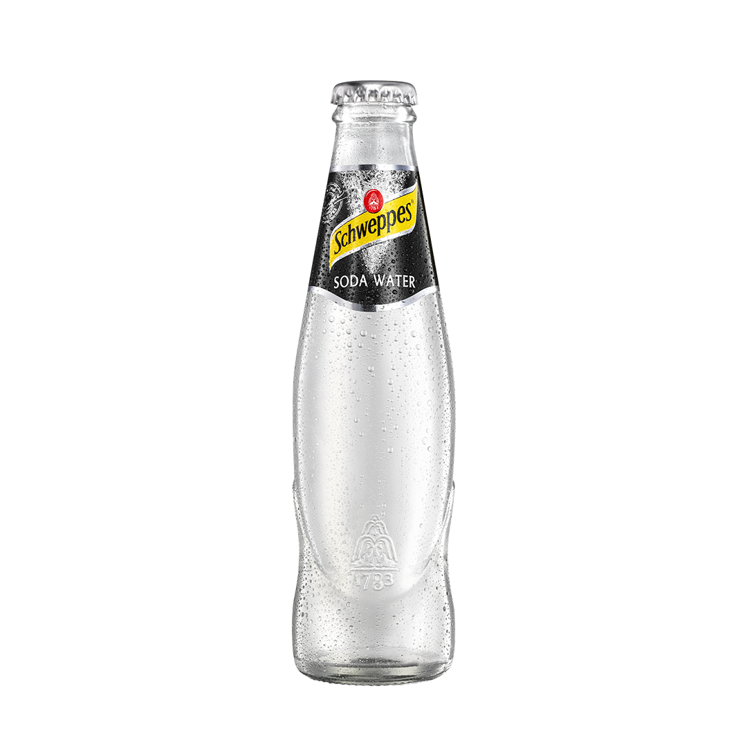 Schweppes Soda Water (Glas)