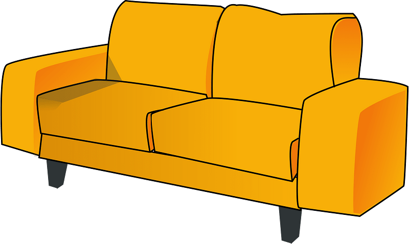 sofa clipart