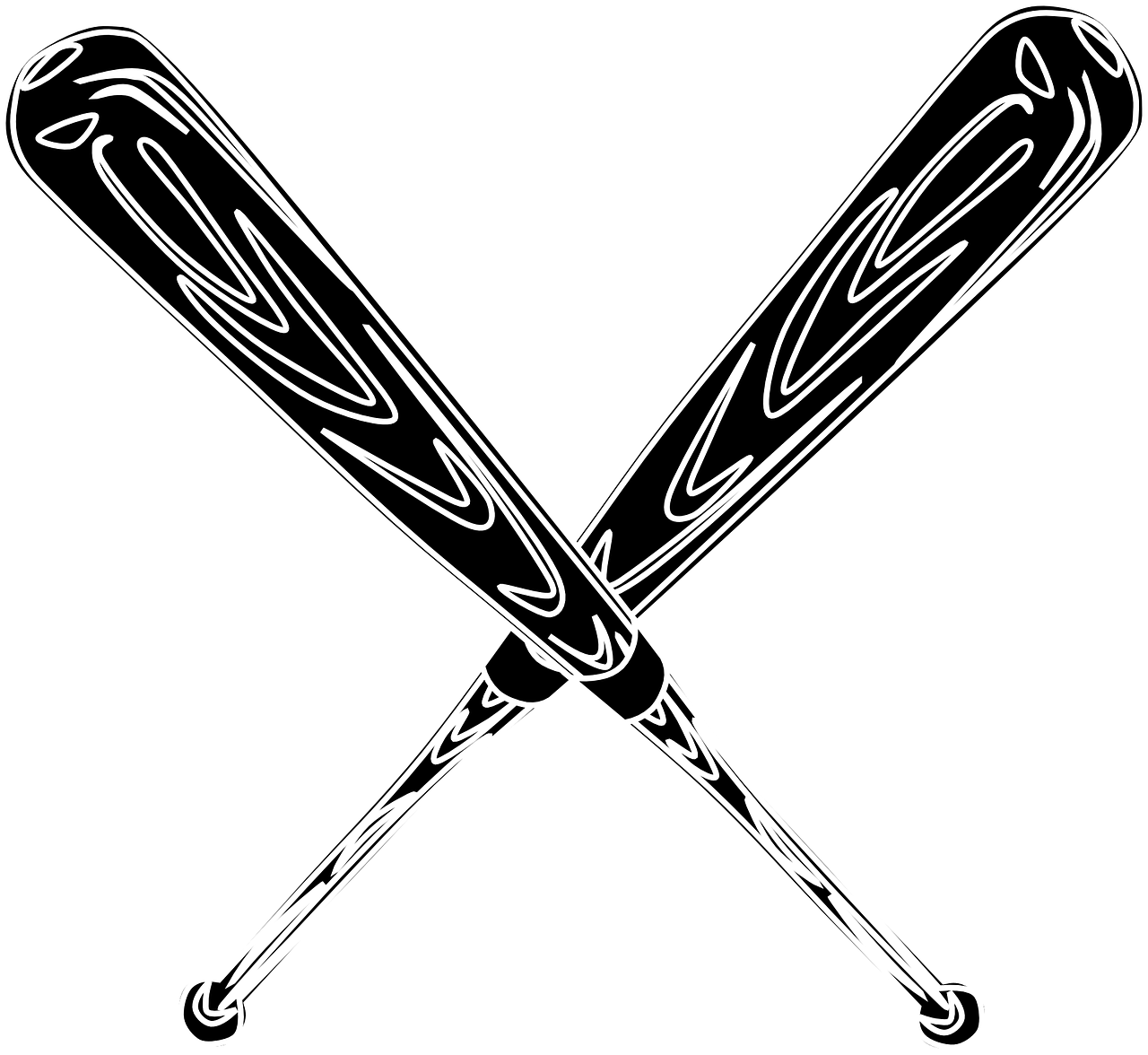 softball bat clipart