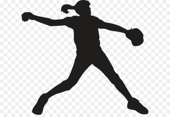 softball pitcher clipart
