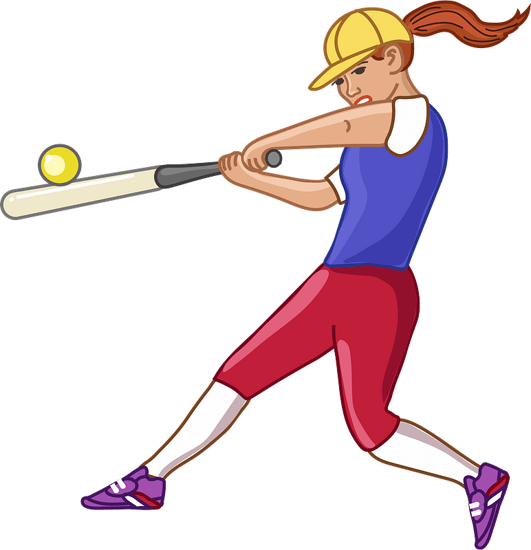 Softball -Spieler - Kostenlose Vektor-Clipart-Bilder auf clipart library.com