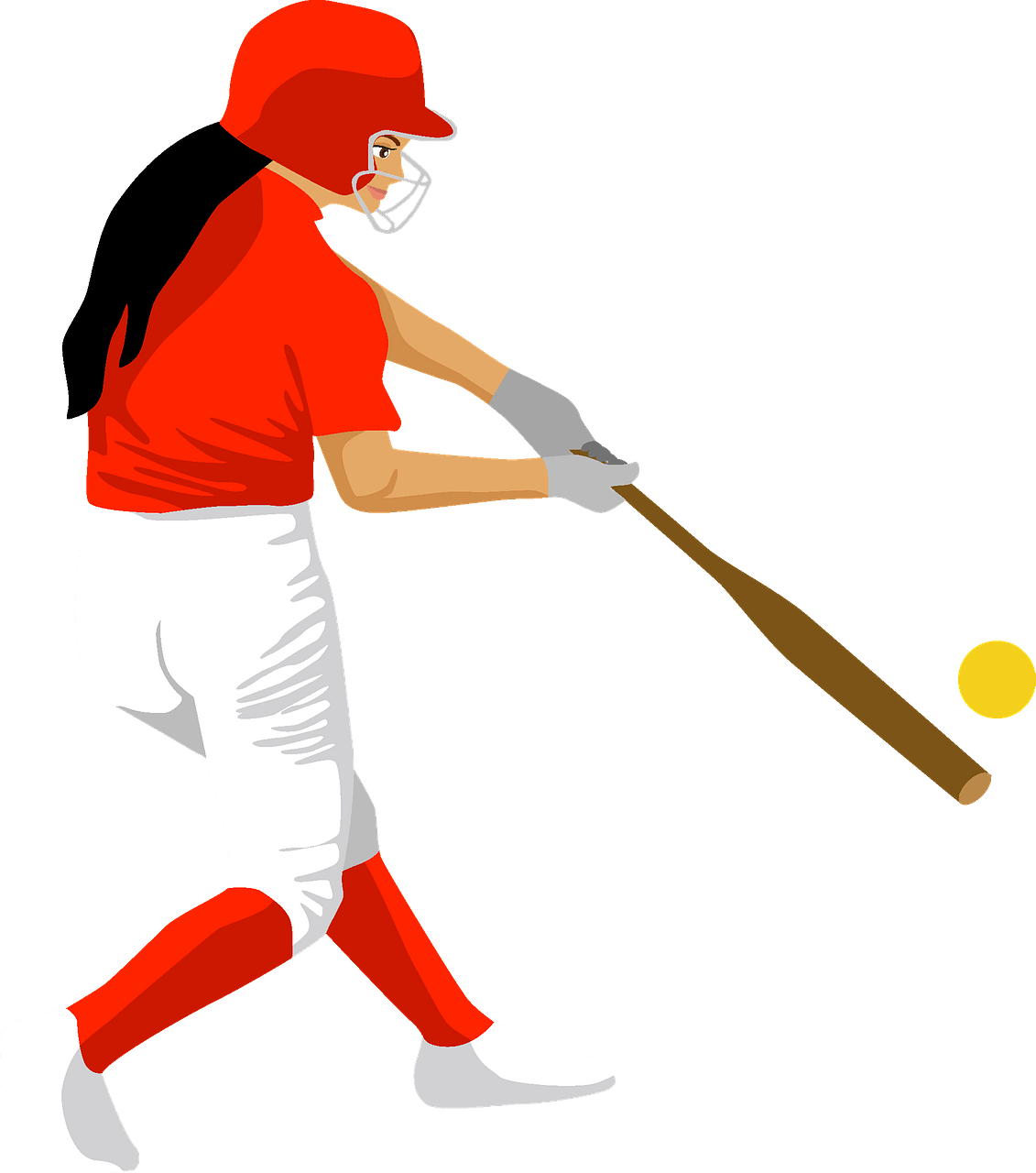 Softball -Spieler - Kostenlose Vektor-Clipart-Bilder auf clipart library.com