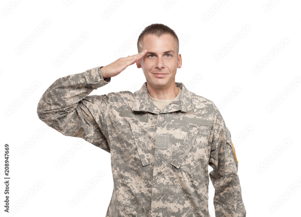 soldier salutings