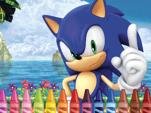 Sonic Coloring ?️ Play Free on Play123