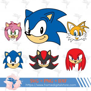 sonic head clipart