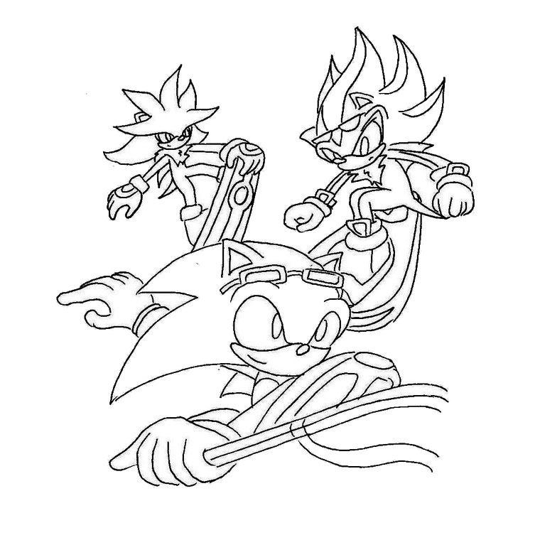 sonic riders - sketch by ancode on DeviantArt