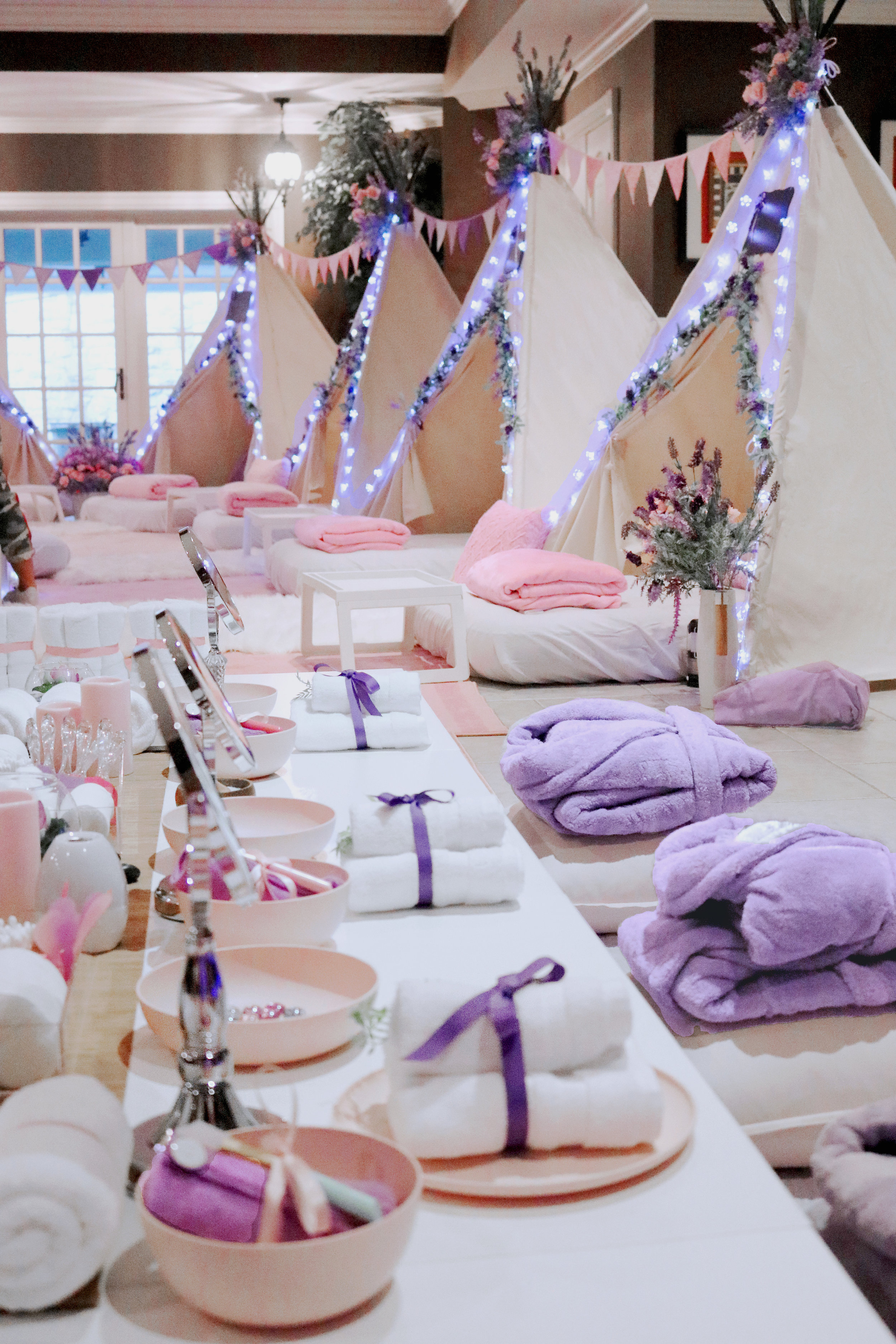 Spa &amp; Sleepover Party Rentals - Products Provided — Dream &amp; Party