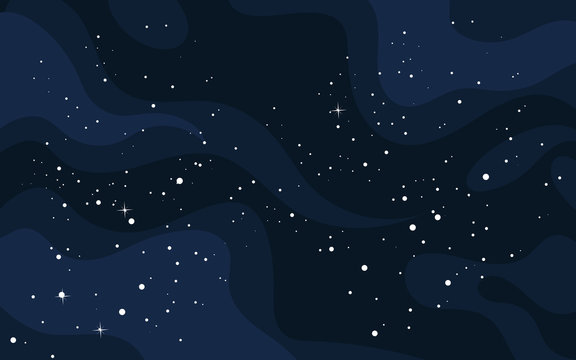 Outer passionnant Space Background Cartoon Clipart