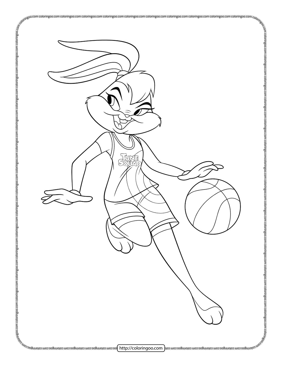 space jam coloring pages