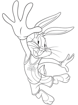 space jam coloring pages