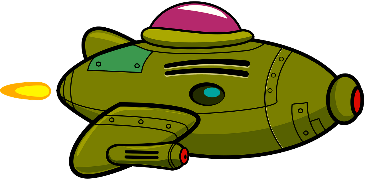 spaceship cartoon pictures