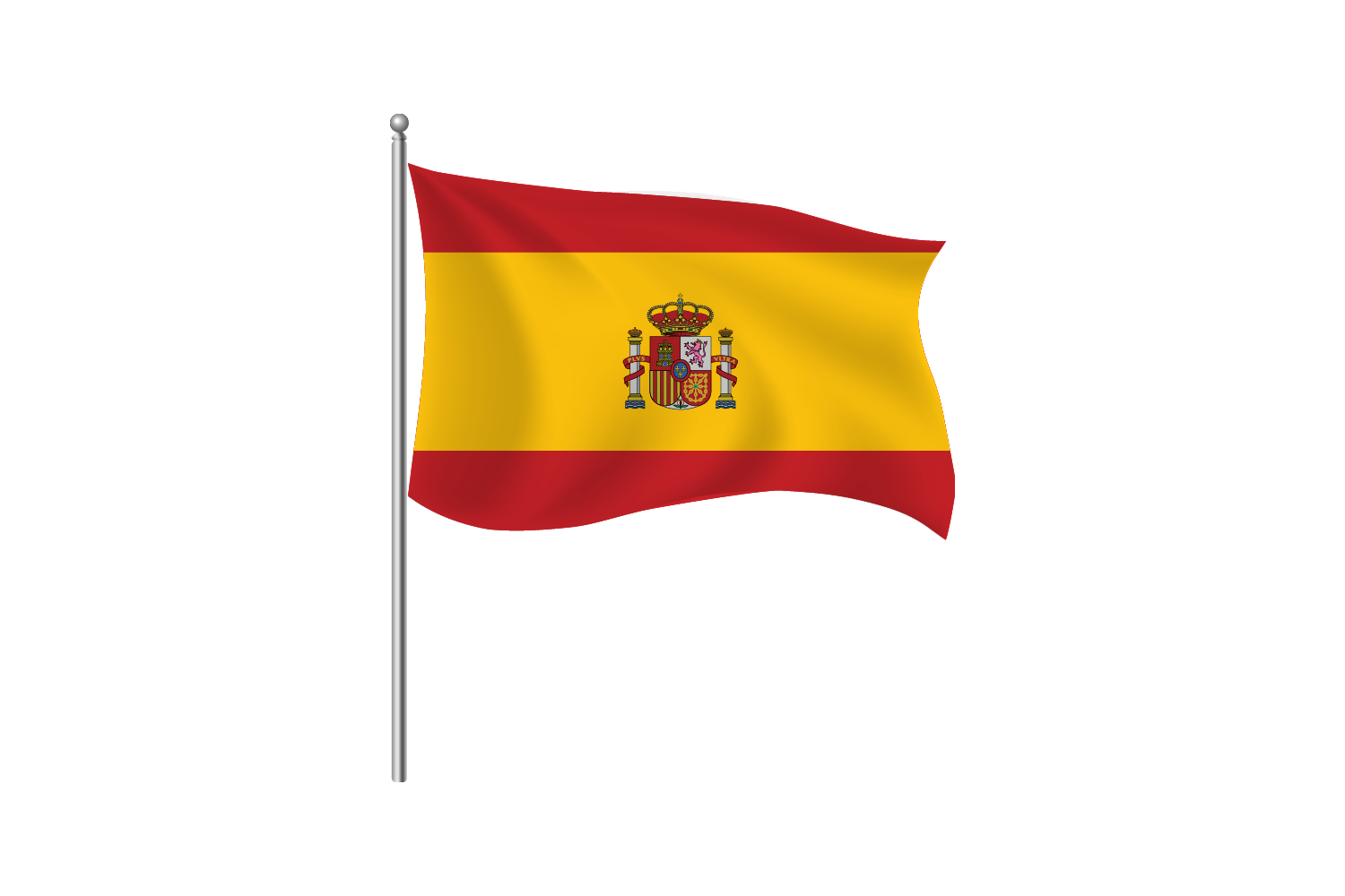 spain flag clipart