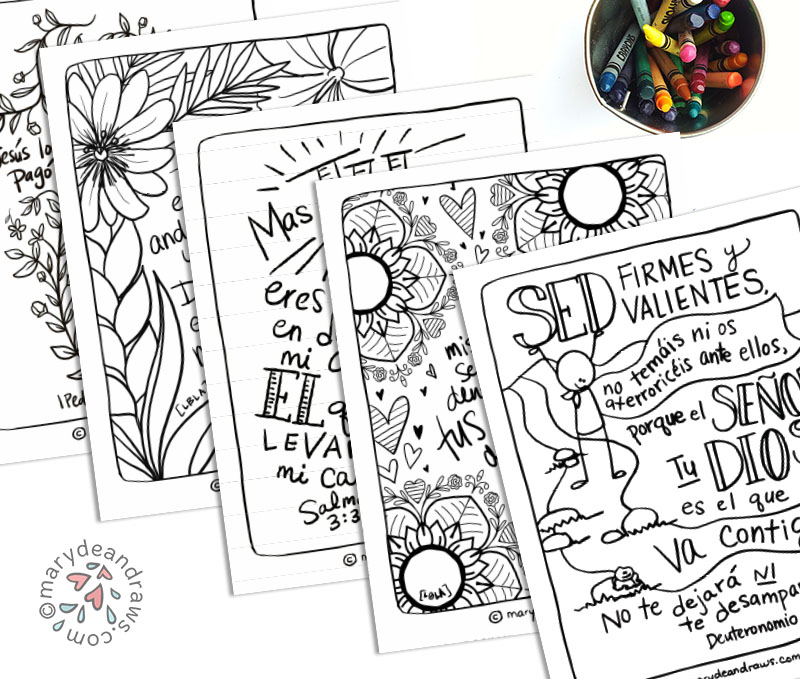 spanish gospel coloring page