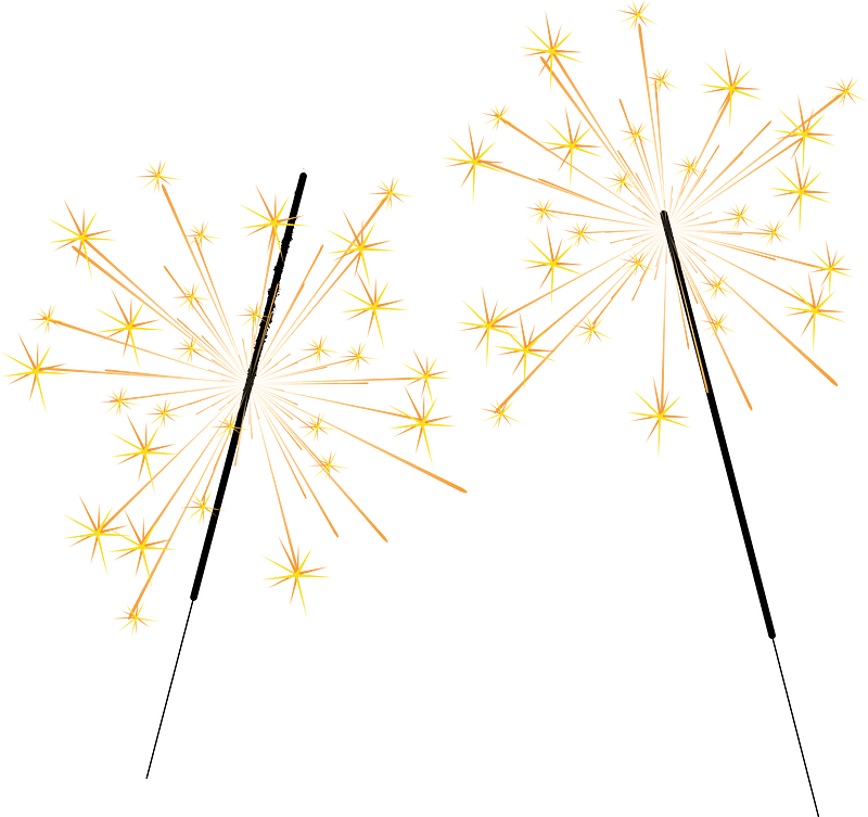 sparkler cliparts