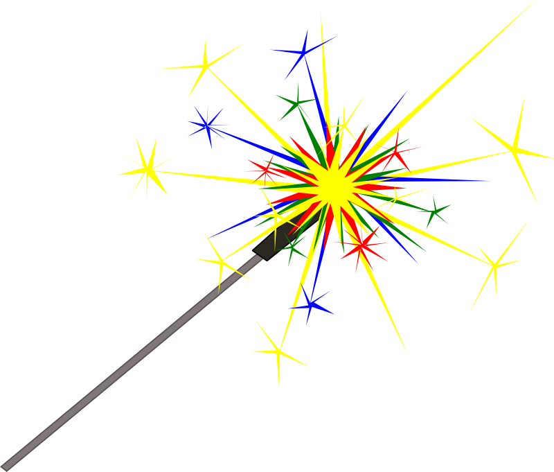 sparkler cliparts
