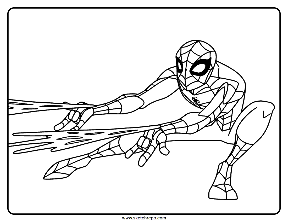 spectacular spiderman coloring pages