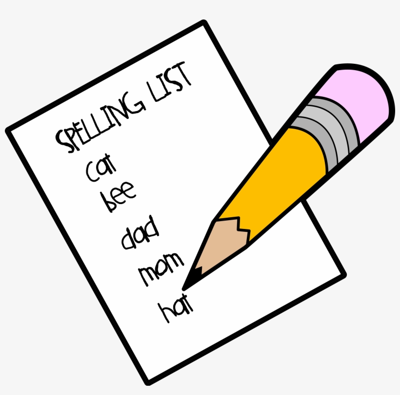 Spelling List Clipart - Spelling Clipart - Free Transparent PNG ...