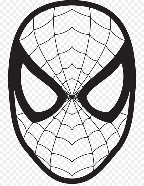 Free: Spider-Man Drawing Face Coloring book Clip art - Spider-Man ...
