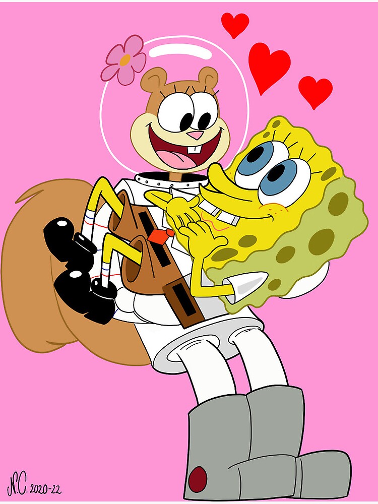 spongebob squarepants and sandy cheeks