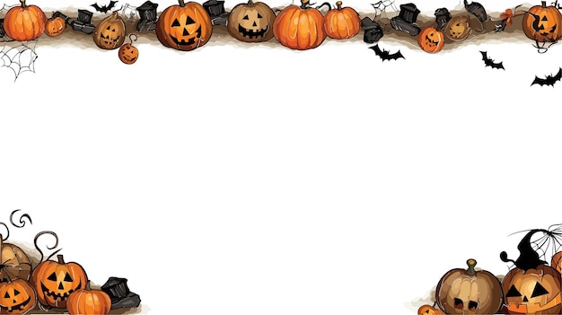 spooky banner cliparts
