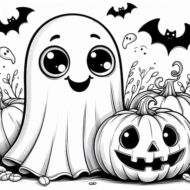 spooky halloween coloring pages
