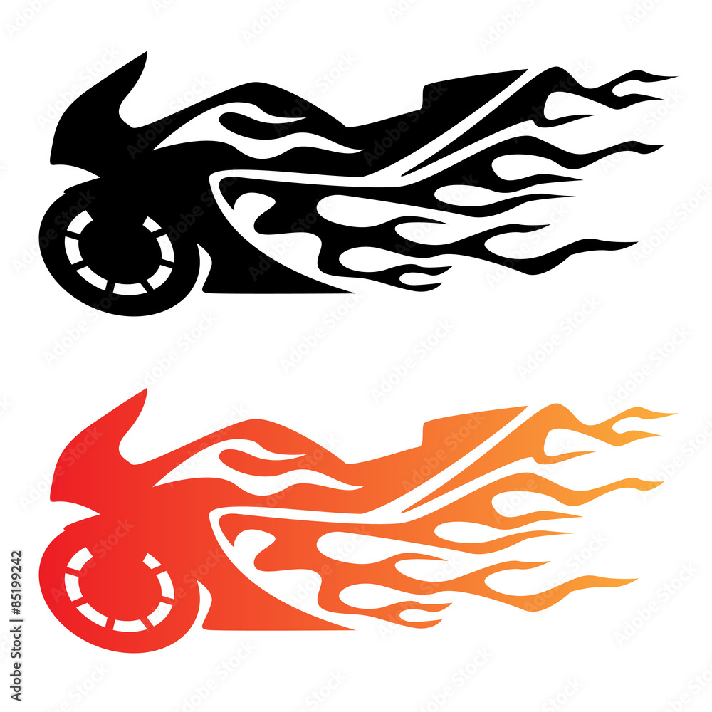 sport bike cliparts