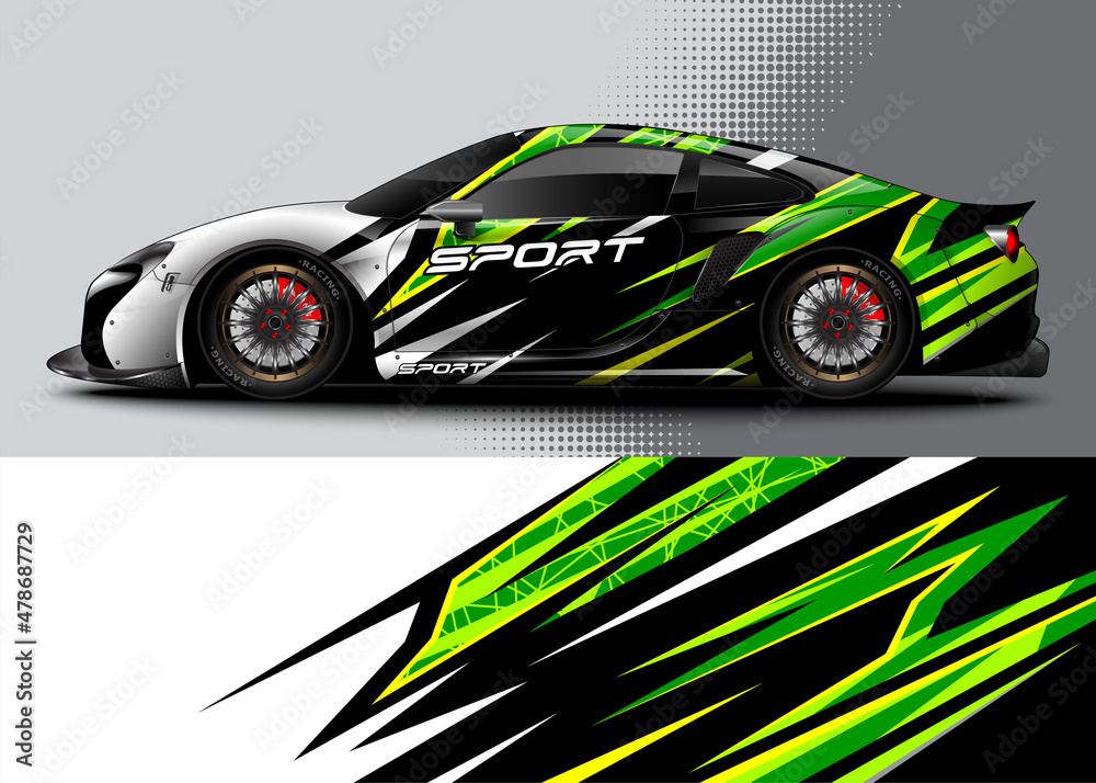 sports car graphic