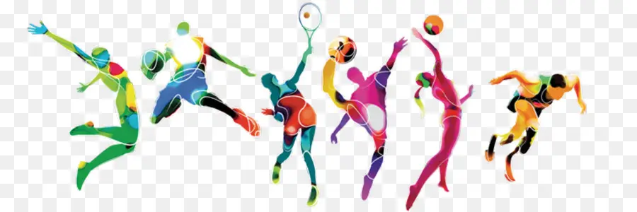 Sports - Colorful Sports Activities Illustration - CleanPNG / KissPNG