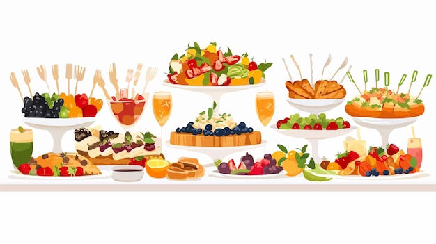 Buffet-Vektoren und -Illustrationen zum kostenlosen Download | clipart library