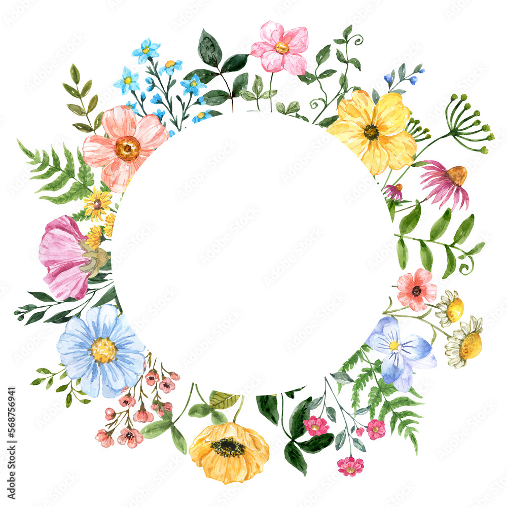 spring wreath cliparts