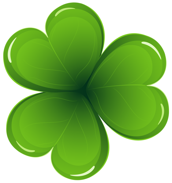 St. Patricks Shamrock Lucky Clover Clip Art Transparent back ...