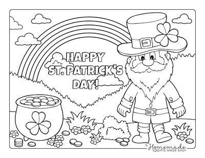 st patricks day pictures to color