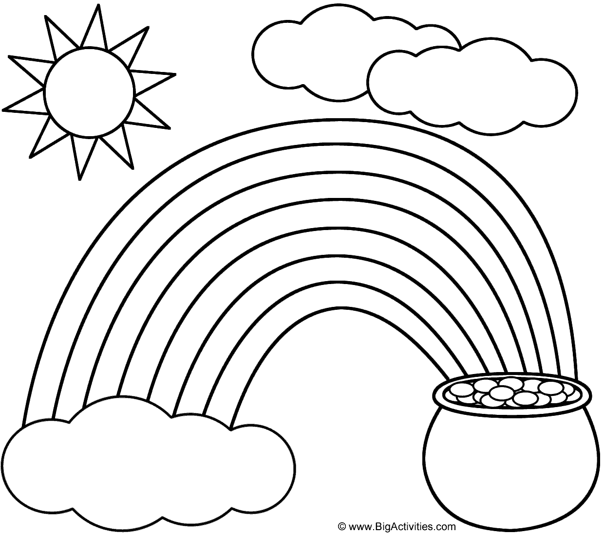 st patricks day pictures to color