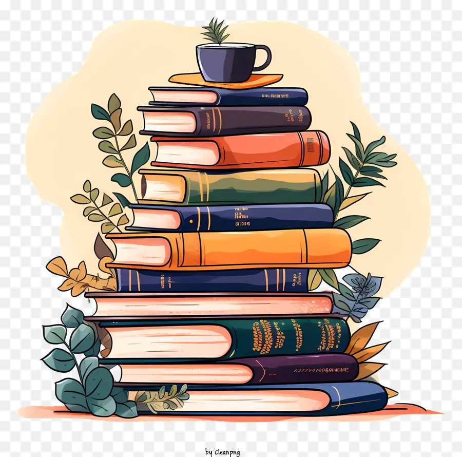stack of books