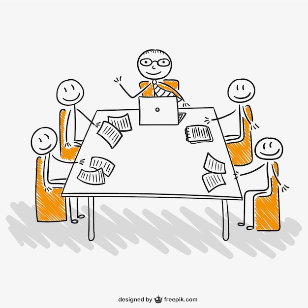 staff meeting clipart