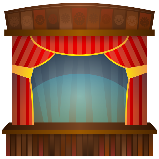 Theater Curtain Clip Art Image - ClipSafari