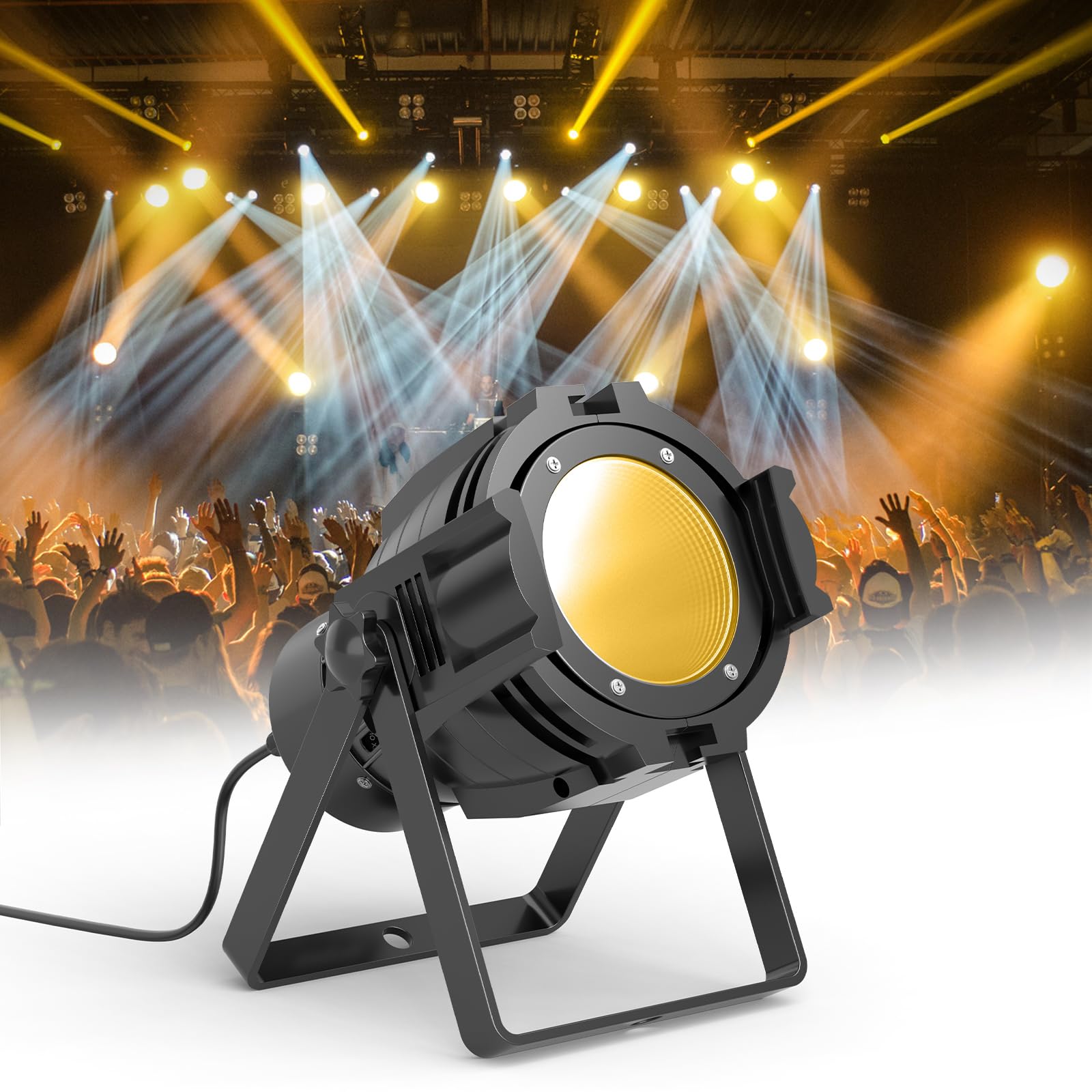 Amazon.com: HOLDLAMP Spotlight COB 80W Stage Light Par Lights ...