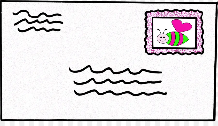 stamped envelope cliparts