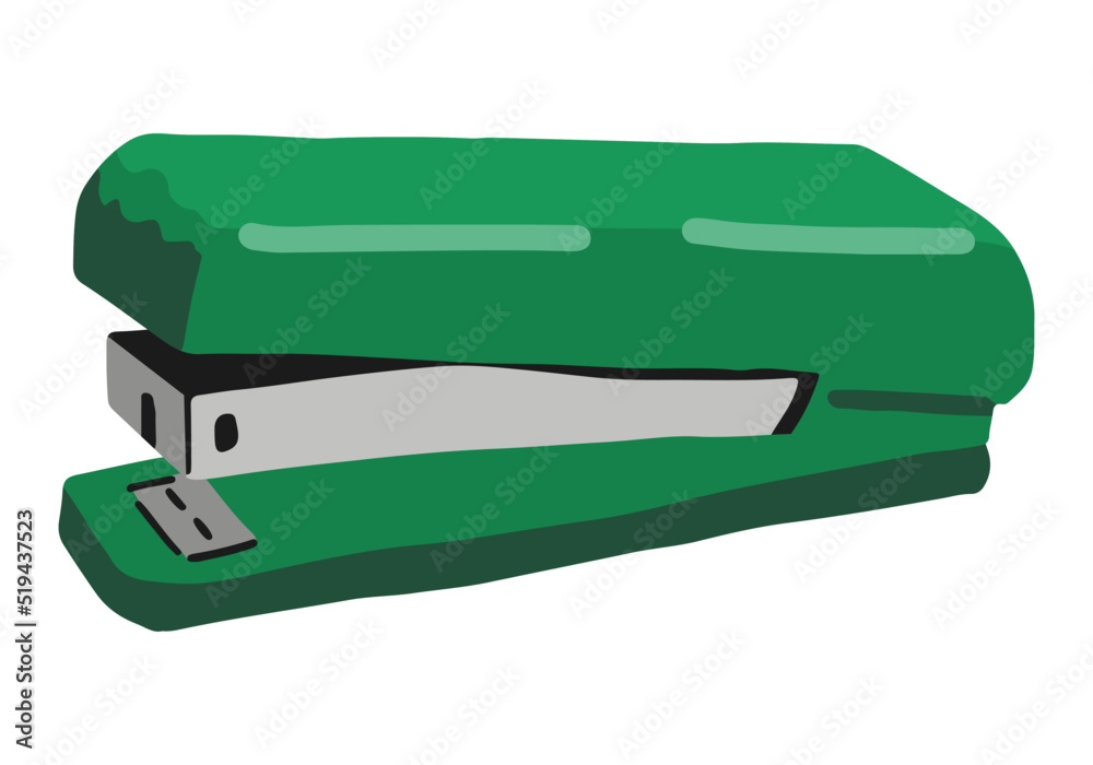 Stock-Vektorgrafik „Stapler doodle. Vector illustration of office ...