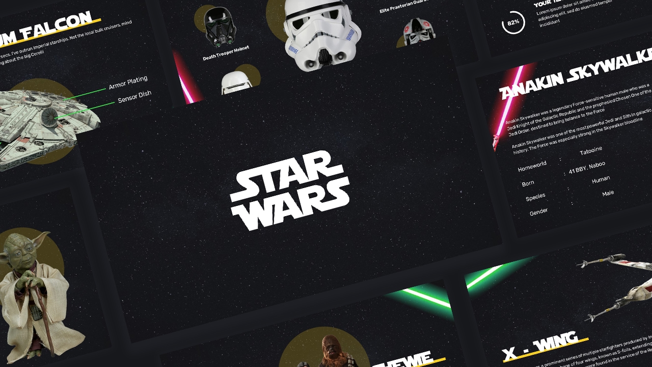 Free Google Slides Star Wars PowerPoint Template