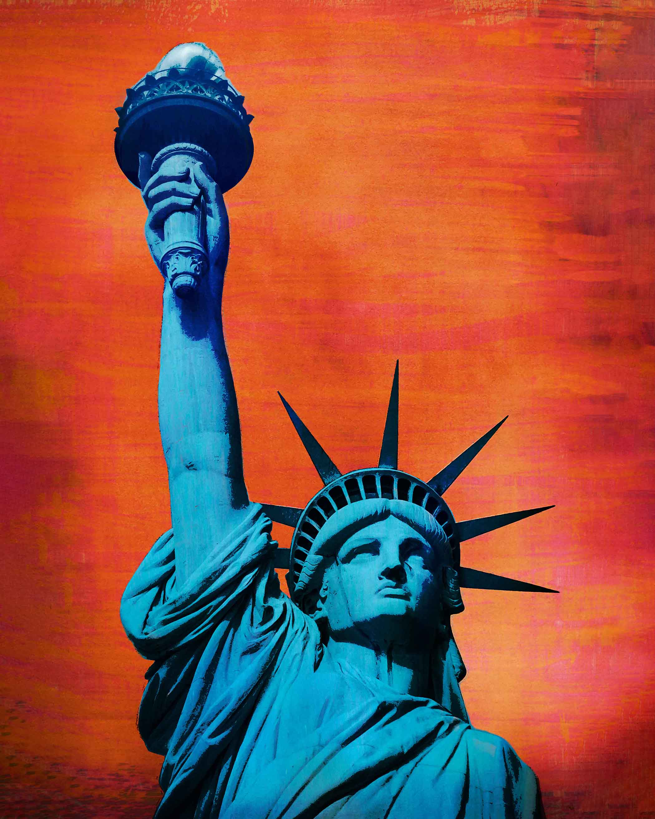 statue of liberty art