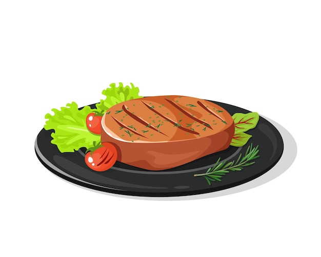 steak plate cliparts