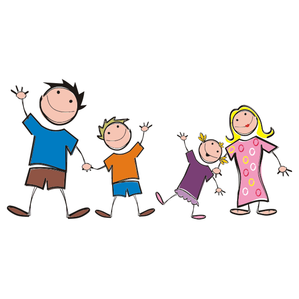 stick family clipart