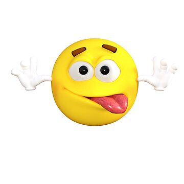 sticking out tongue smiley