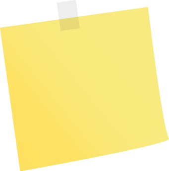 sticky note clipart transparent background