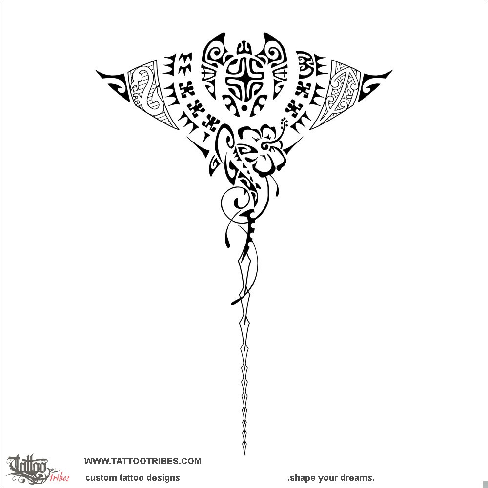 stingray tattoo designs