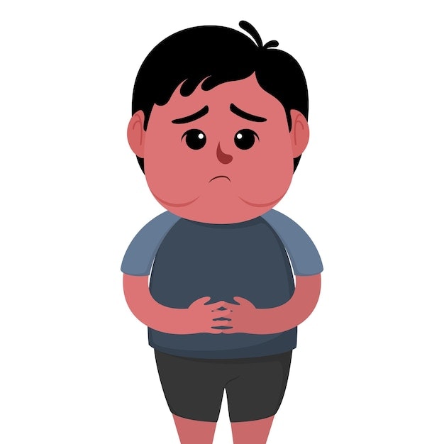 stomach ache clipart